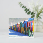 Briefkaart van Muizenberg, Cape Town, Zuid-Afrika (Staand voorkant)