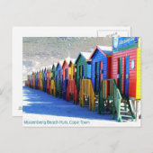 Briefkaart van Muizenberg, Cape Town, Zuid-Afrika (Voorkant / Achterkant)
