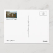 Briefkaart van Multnomah Herfsten, Oregon, Waterva (Achterkant)