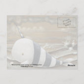Briefkaart van Narwhal-fantasie (Achterkant)