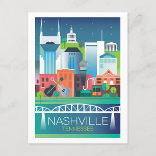Briefkaart van Nashville