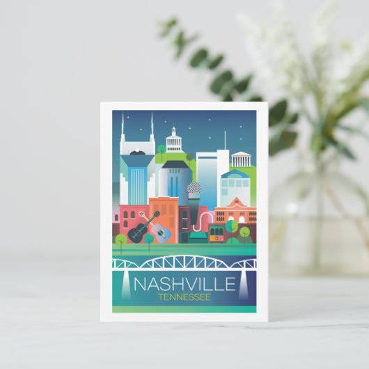 Briefkaart van Nashville (Staand voorkant)