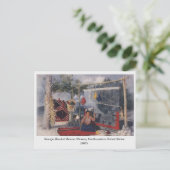 Briefkaart van Navajo Blanket Weaver Woman (Staand voorkant)