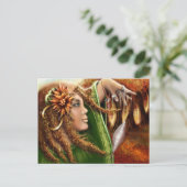 Briefkaart van Nellis Eketorp (Staand voorkant)