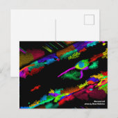 Briefkaart van neuronale cellen (Voorkant / Achterkant)