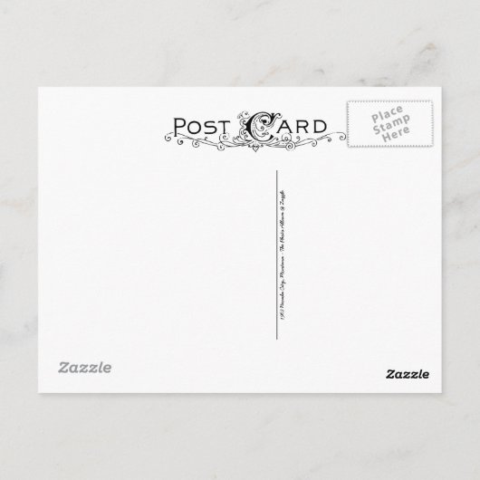 Briefkaart van Nevada City Montana (Achterkant)