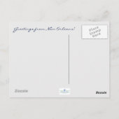 Briefkaart van New Orleans (Achterkant)