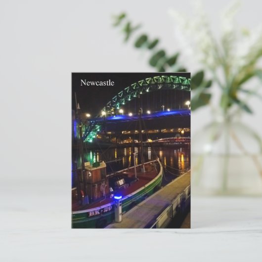 Briefkaart van Newcastle (Staand voorkant)