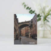 Briefkaart van Newcastle (Staand voorkant)