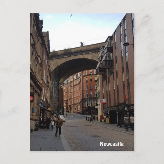 Briefkaart van Newcastle (Voorkant)