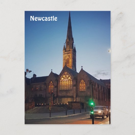 Briefkaart van Newcastle (Voorkant)