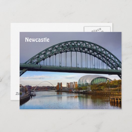 Briefkaart van Newcastle (Voorkant / Achterkant)