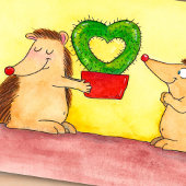 Briefkaart van Nicole Janes op Heart Cactus