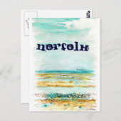 Briefkaart van Norfolk (Voorkant / Achterkant)
