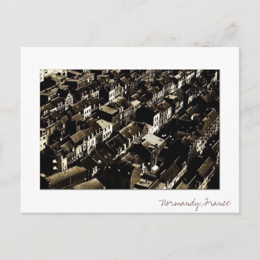 Briefkaart van Normandië (Voorkant)