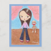 Briefkaart van Ohanami (cherry blossom) (Voorkant)