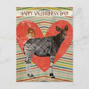 BRIEFKAART VAN OKAPI & OWL VALENTIJNS