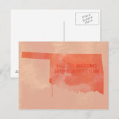 BRIEFKAART VAN OKLAHOMA (Voorkant / Achterkant)