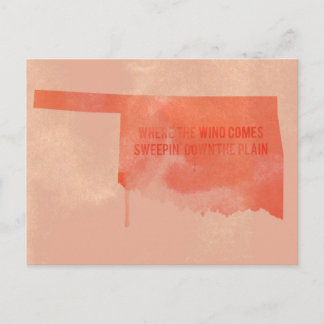 BRIEFKAART VAN OKLAHOMA