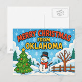 BRIEFKAART VAN OKLAHOMA (Voorkant / Achterkant)