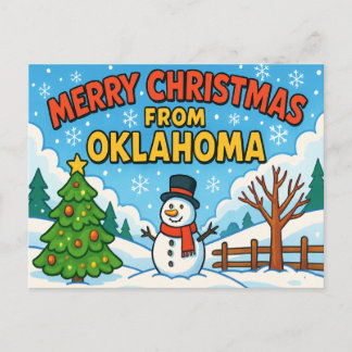 BRIEFKAART VAN OKLAHOMA