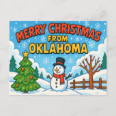 BRIEFKAART VAN OKLAHOMA (Voorkant)