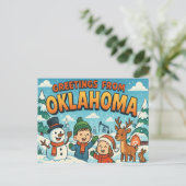 BRIEFKAART VAN OKLAHOMA (Staand voorkant)
