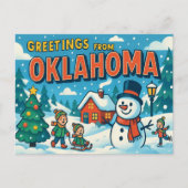 BRIEFKAART VAN OKLAHOMA (Voorkant)