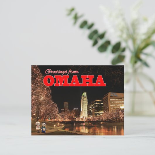 Briefkaart van Omaha Tales (Staand voorkant)