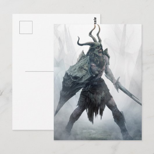 Briefkaart van ondode drager (Voorkant / Achterkant)