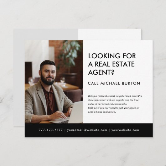 briefkaart van onroerend goed (Voorkant / Achterkant)