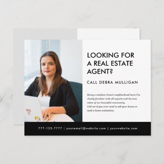 briefkaart van onroerend goed (Voorkant / Achterkant)