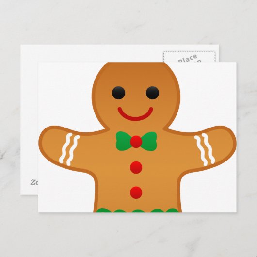 Briefkaart van ontbijtkoek (Voorkant / Achterkant)