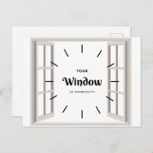 Briefkaart van opportuniteit (Voorkant / Achterkant)