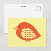 briefkaart van Oranje vogelgriep (Voorkant / Achterkant)