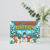 BRIEFKAART VAN OREGON (Staand voorkant)