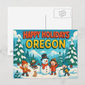 BRIEFKAART VAN OREGON (Voorkant / Achterkant)