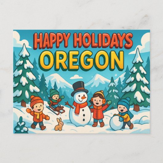 BRIEFKAART VAN OREGON (Voorkant)