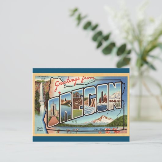 Briefkaart van Oregon Travel (Staand voorkant)