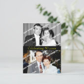 Briefkaart van oud en Cadeau Golden Jubileum (Staand voorkant)