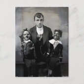 Briefkaart van oude Creepy Ventriloquist Dolls (Voorkant)