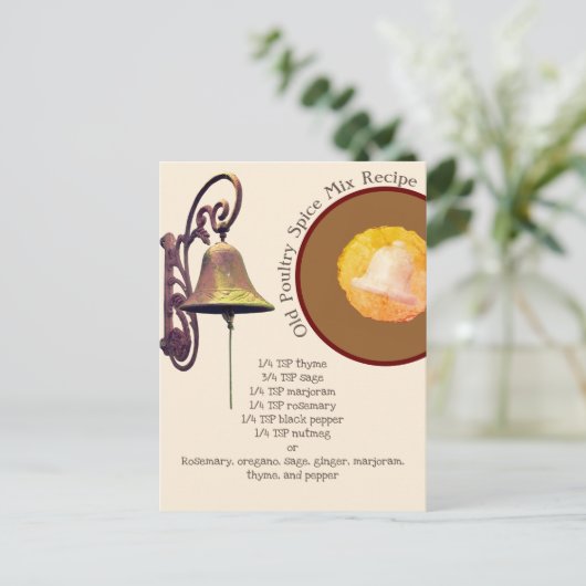 Briefkaart van oude puimsteen van de mengeling (Staand voorkant)