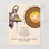 Briefkaart van oude puimsteen van de mengeling (Voorkant)