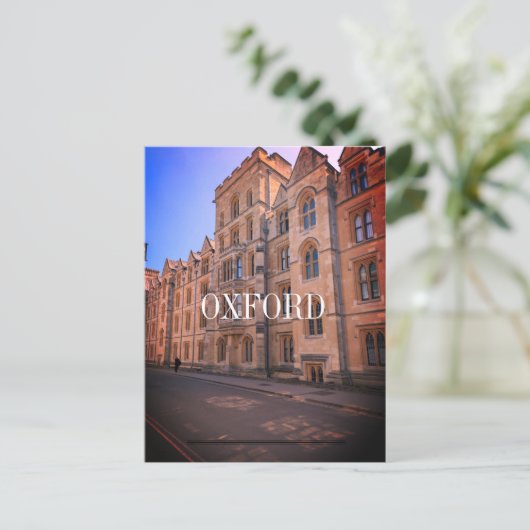Briefkaart van Oxford (Staand voorkant)