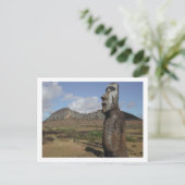 Briefkaart van Paaseiland, Chili (Staand voorkant)