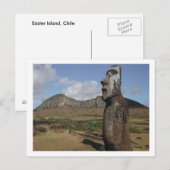 Briefkaart van Paaseiland, Chili (Voorkant / Achterkant)