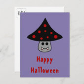 Briefkaart van paddenstoel (Voorkant / Achterkant)