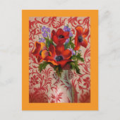 Briefkaart van papaver (Voorkant)