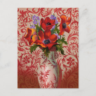 Briefkaart van papaver