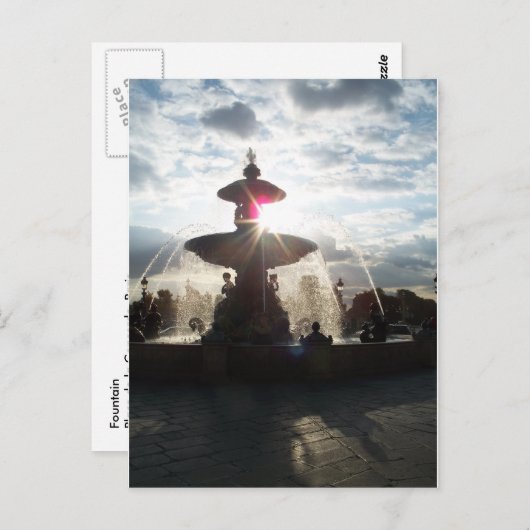 Briefkaart van Parijs (Voorkant / Achterkant)